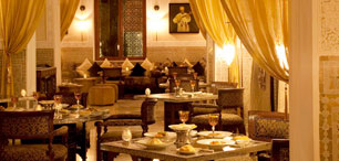 Le restaurant La Grande Table Marocaine, le soir